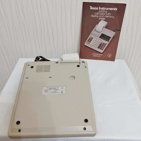 Texas Instruments Printing Calculator with Display and Memory TI-5130 - Picture 4 of 4